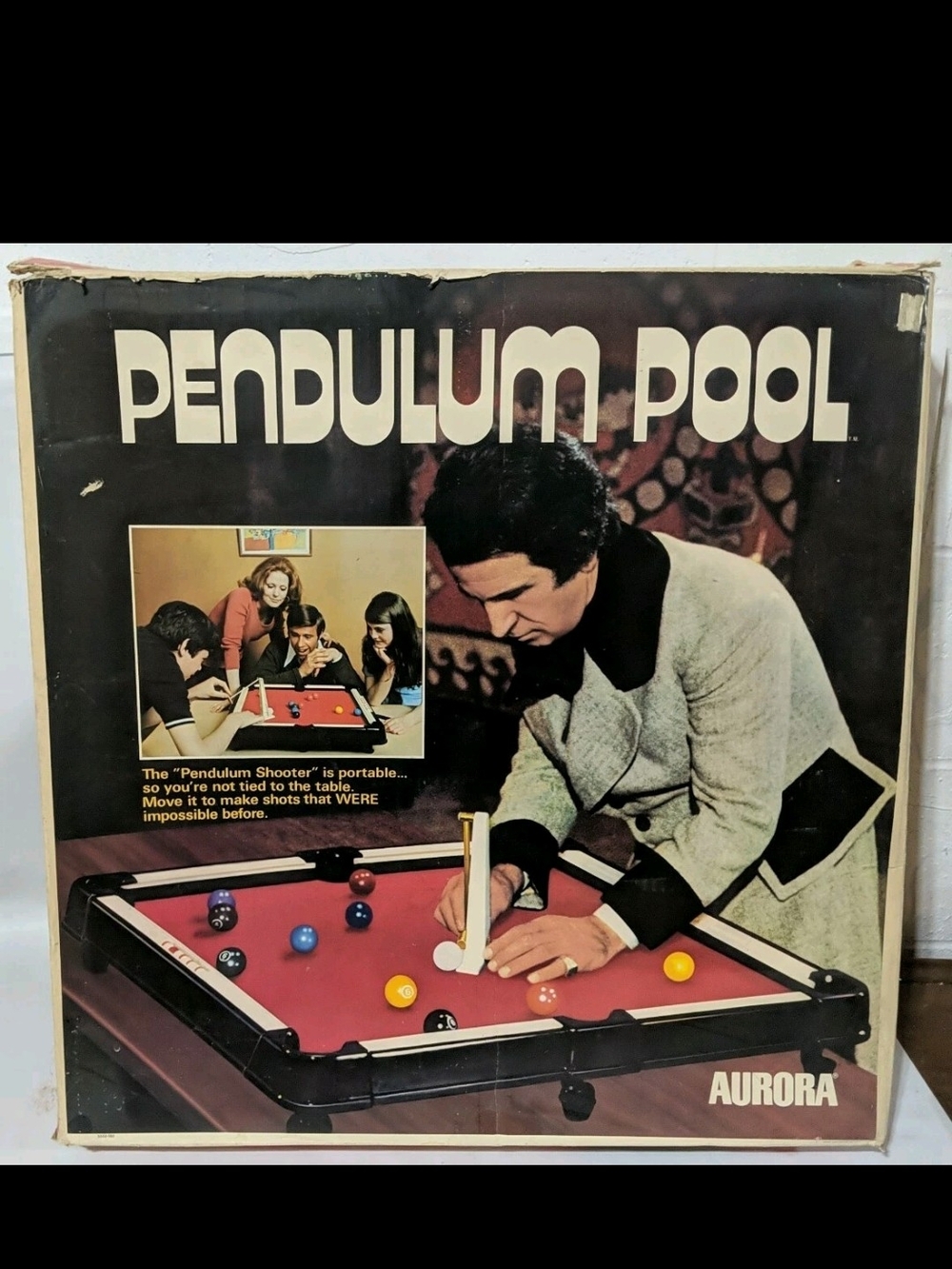 Aurora Pendulum Pool Tabletop Game – Red Playfield
